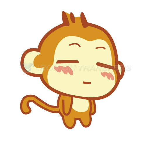 Monkey Iron-on Stickers (Heat Transfers)NO.8671